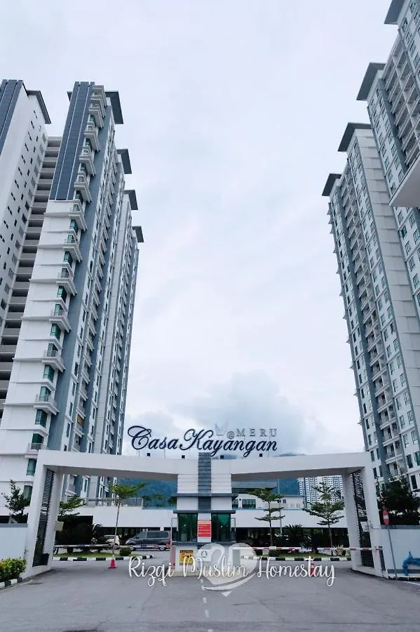 Apartment Rizqi Muslim Homestay Meru Casa Kayangan Ipoh